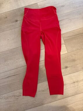 lululemon athletica Bright Red High-Waist Leggings